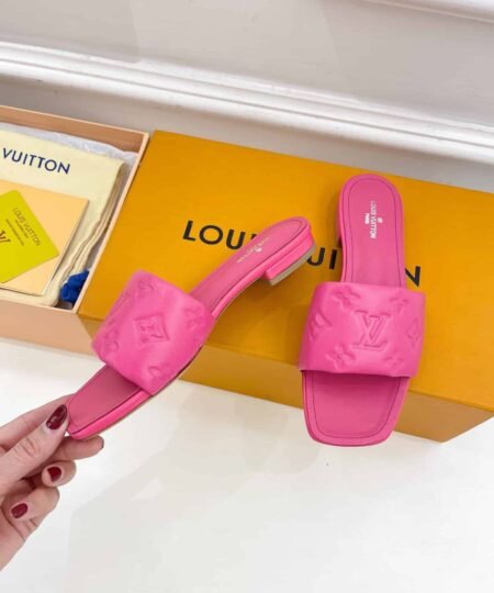 Alternative view of Louis Vuitton Women's Revival Flat Mule Pink For Women LV 1A9PAX