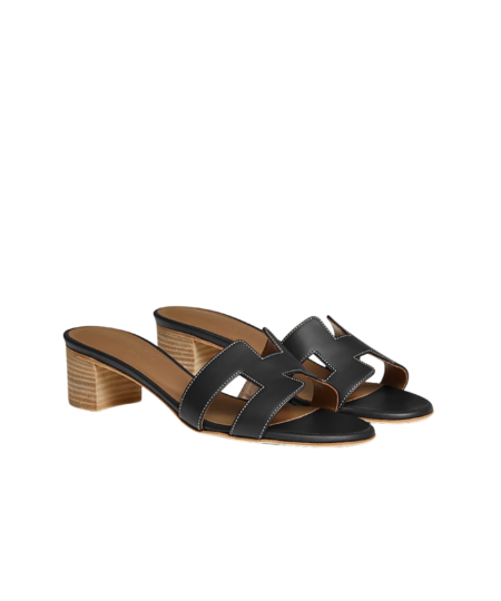 Hermes Oasis Sandals Noir For Women H071002Z 01340