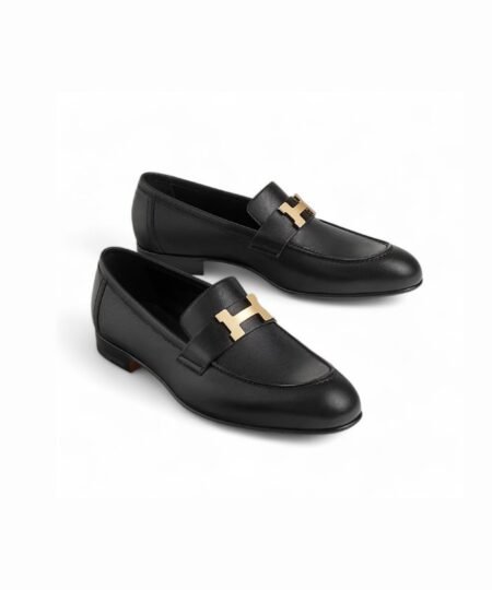Hermes Paris Loafer Noir For Men H242900ZA03410