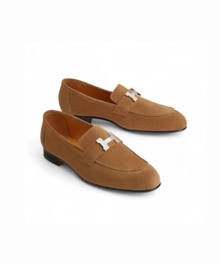 Hermes Paris Loafer Brun Fume For Men H242846ZAE5400