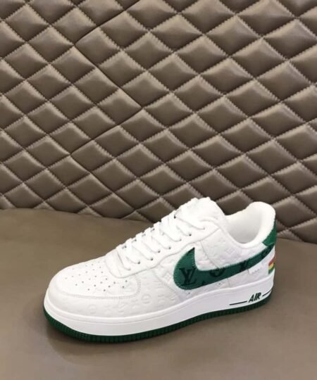 Alternative view of Louis Vuitton And Nike “Air Force 1” By Virgil Abloh White-Green For Men, Men's Shoes