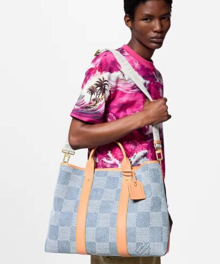 Alternative view of Louis Vuitton Weekend Tote Denim For Men 43cm/17in N40702