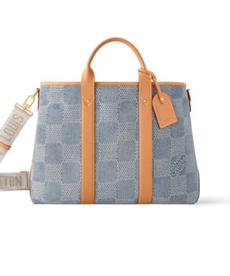 Louis Vuitton Weekend Tote Denim For Men 43cm/17in N40702