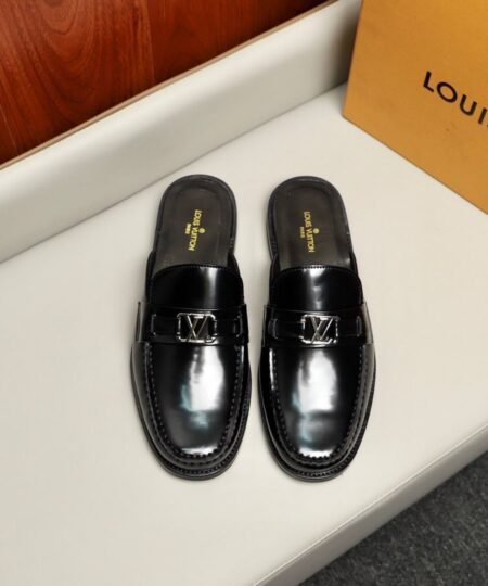 Alternative view of Louis Vuitton Major Open Back Loafer Black For Men