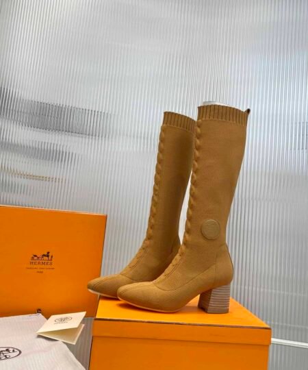 Hermes Fontaine 60 Boot Brown For Women