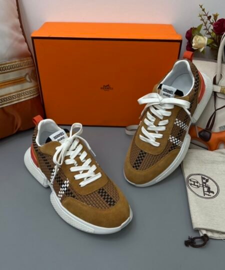 Hermes Sneaker Drift Brown For Men