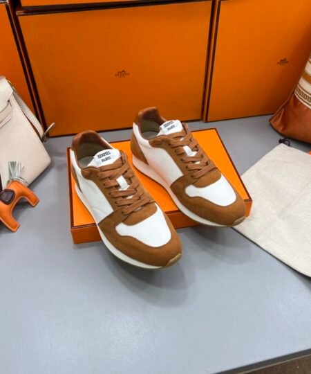 Hermes Escape Trainers Brown For Men H221171Z 90360