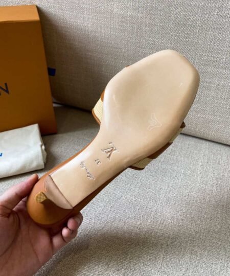 Alternative view of Louis Vuitton Women's Lock It Mule Brown For Women LV 2.2in/5.5cm