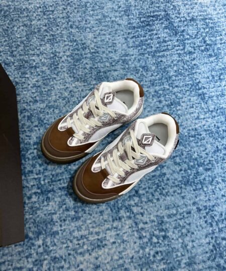 Christian Dior Women's B713 Sneaker Brown And White For Women CD