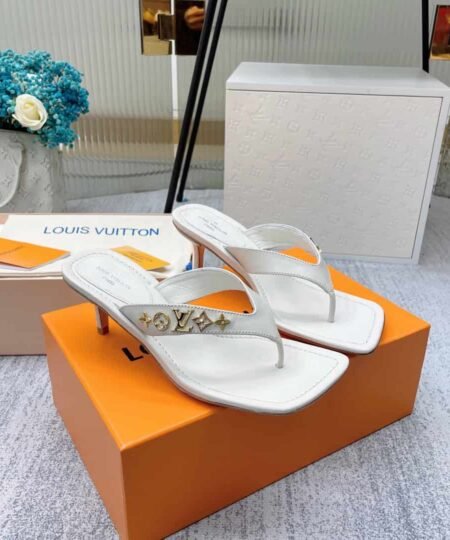 Louis Vuitton Women's Signature Thong White For Women LV 1A9QGJ