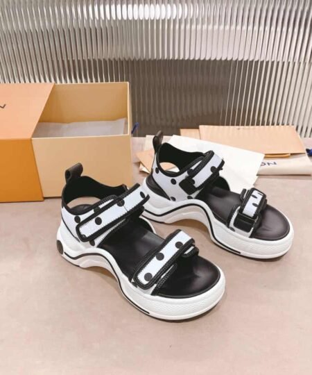Louis Vuitton Women's LV Archlight Flat Sandal White For Women LV