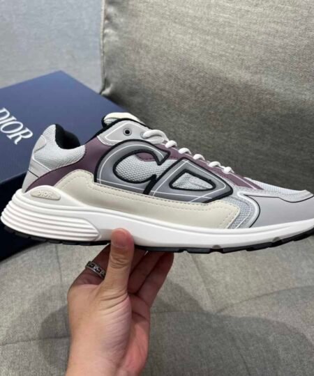 Alternative view of Christian Dior Women's B30 Sneaker Gray Mesh And Lavender For Women CD