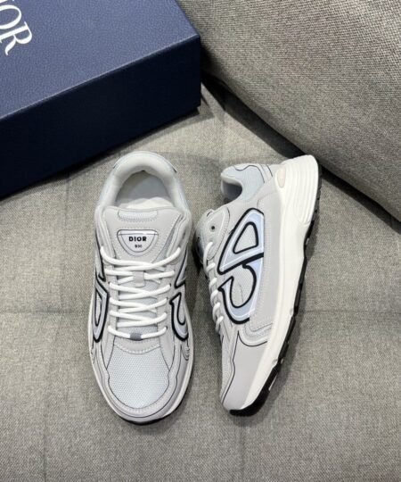 Christian Dior Women's B30 Sneaker Gray Mesh For Women CD