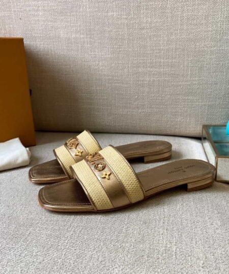 Louis Vuitton Women's Lock It Mule Gold For Women LV