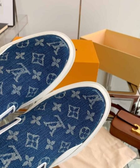 Alternative view of Louis Vuitton Women's Trocadero Slip On Blue For Women LV