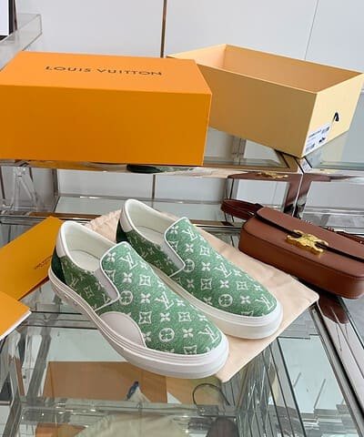 Louis Vuitton Women's Trocadero Slip On Green For Women LV