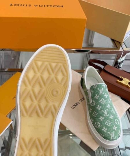 Alternative view of Louis Vuitton Women's Trocadero Slip On Green For Women LV