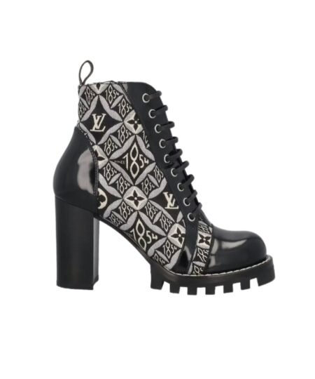 Louis Vuitton Ankle Boots Black For Women