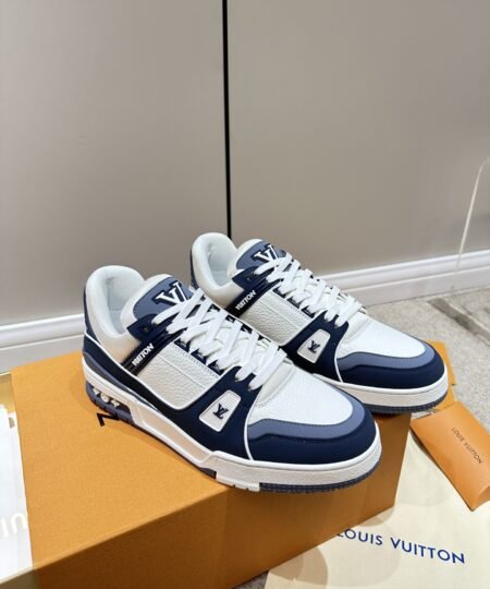 Alternative view of Louis Vuitton LV Trainer Sneaker Blue For Women
