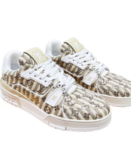 Louis Vuitton Retro Basketball Sneakers Cream For Women