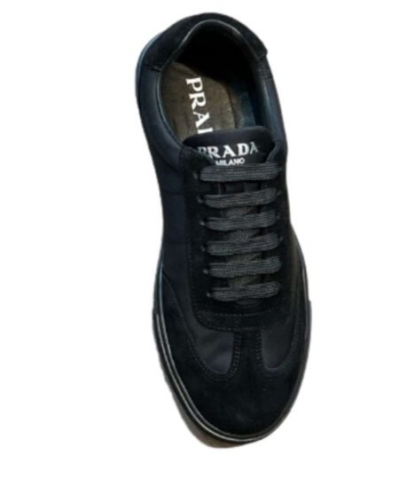 Quilted Low Top Sneaker Black For Women