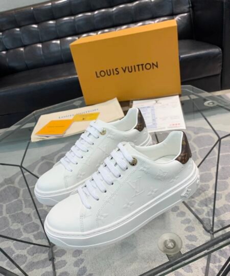 Alternative view of Louis Vuitton Time Out Sneaker White For Women LV 1AAE5O
