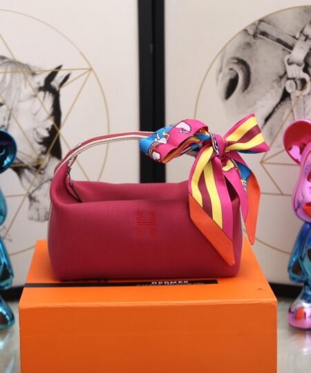 Hermes Bride A Brac Case Red Bag For Women, Women’s Handbags, Shoulder Bags 9.8in/25cm
