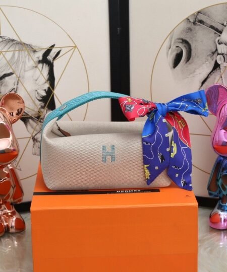 Alternative view of Hermes Bride A Brac Case Grey Bag For Women, Women’s Handbags, Shoulder Bags 9.8in/25cm