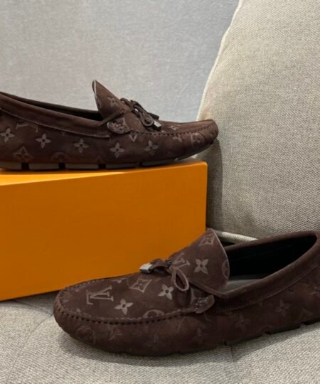 Louis Vuittion LV Driver Moccasin Brown For Men LV 1AAF0E
