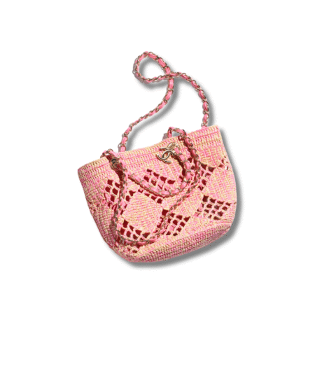 Chanel Small Shopping Bag Beige And Pink For Women AS4714 B15546 NW425