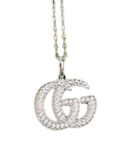 Diamond Necklace Silver For Women