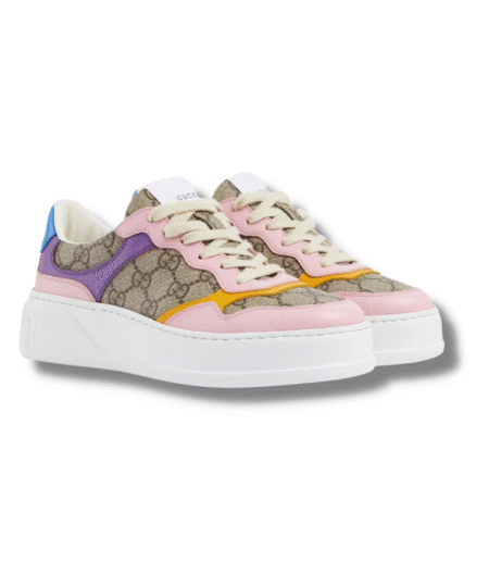 Women’s GG Sneakers Beige For Women 726850 FABAW 9785