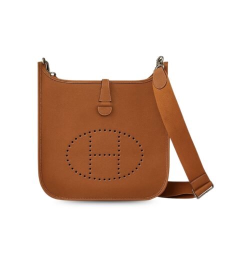 Hermes Evelyne III 29 Bag Brown With Silver-Toned Hardware For Women, Women’s Shoulder And Crossbody Bags 11.4in/29cm H073599CC37