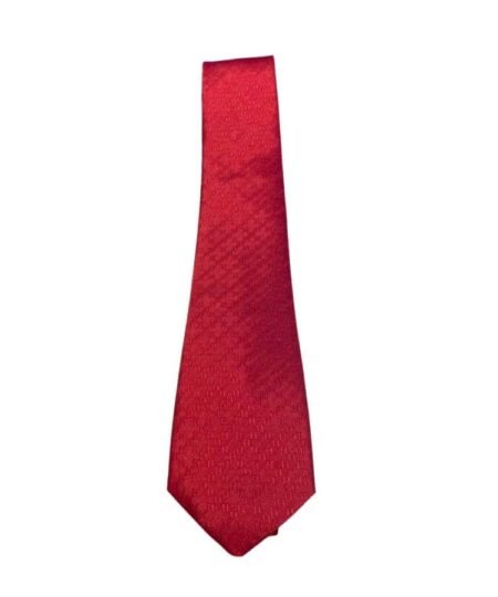 Hermes Faconnee H Tie Red For Men