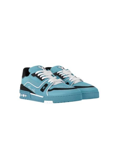 Louis Vuitton LV Trainer Sneaker Blue For Men 1AD7K5