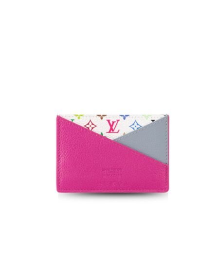 Louis Vuitton LV x TM Criss-Cross Card Holder Kawaii Pink Wallet For Women 10cm/3.9in – M14091