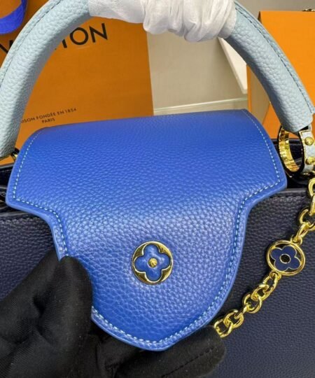 Alternative view of Louis Vuitton Capuciness MM Handbag Blue For Women, Women’s Handbags, Shoulder Bags And Crossbody Bags 12.4in/32cm LV