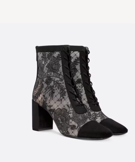 Dior Naughtily-D Heeled Ankle Boot Black For Women KDI952ROY_S900