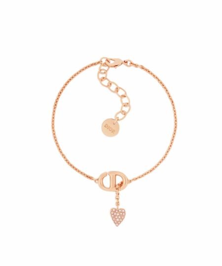 Christian Dior CD Navy Bracelet Pink-Toned For Women B2694WOMCY_D12P