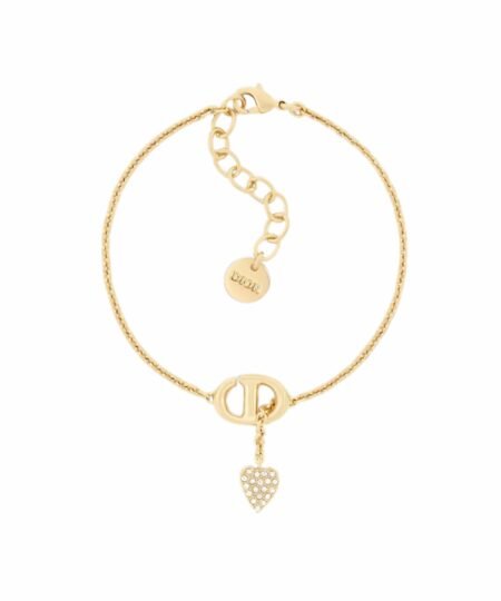 Christian Dior CD Navy Bracelet Gold-Toned For Women B2694WOMCY_D03S