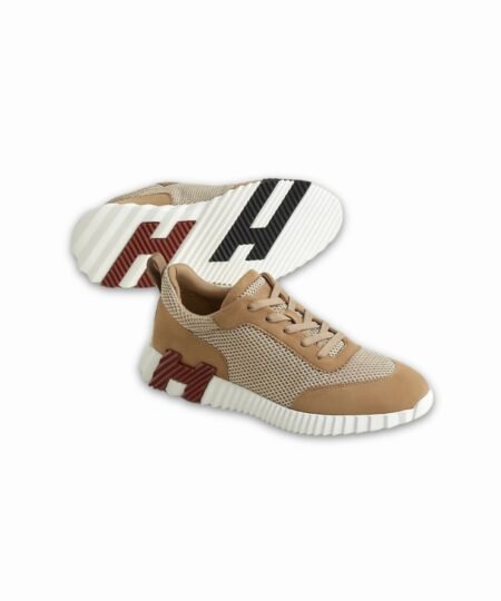 Hermes Bouncing Sneaker Beige Argile For Men H232856ZH1J410