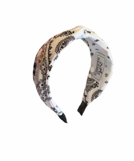 Hermes Hairband White For Women