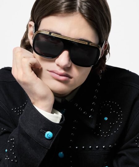 Alternative view of Louis Vuitton 1.0 Millionaires Sunglasses Black For Men Z2516U