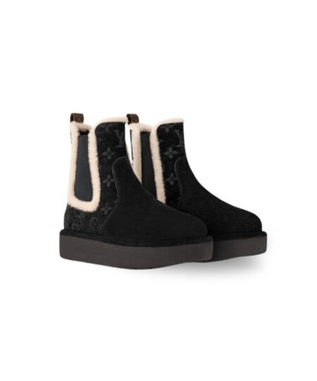 Louis Vuitton Aspen Chelsea Ankle Boot Black For Women 1ADC6X