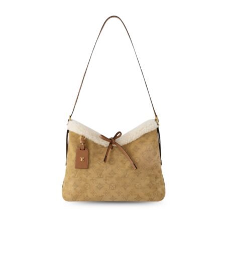 Louis Vuitton CarryAll PM Handbag Beige For Women 11.4in/29cm M11843