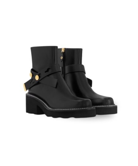 Louis Vuitton LV Beaubourg Ankle Boot Black For Women 1ADADR