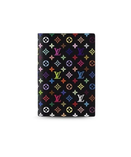 Louis Vuitton LV x TM Passport Cover Multicolore Noir For Women 3.9in/10cm M13414