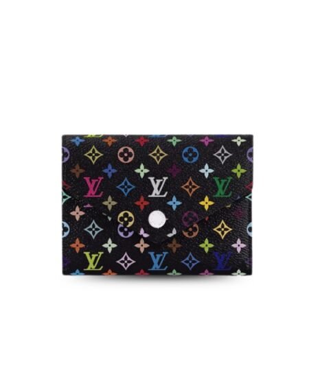 Louis Vuitton LV x TM Victorine Wallet Multicolore Noir For Women 4.7in/12cm M14163