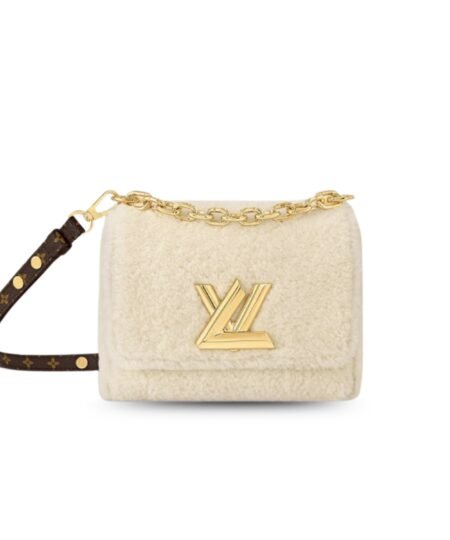Louis Vuitton Twist PM Handbag Cream For Women 7.5in/19cm M12777