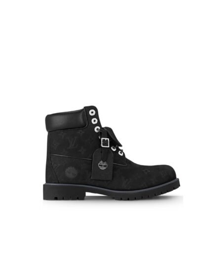 Louis Vuitton LV x Timberland 6-In Ankle Boot Black For Men 1AD73D